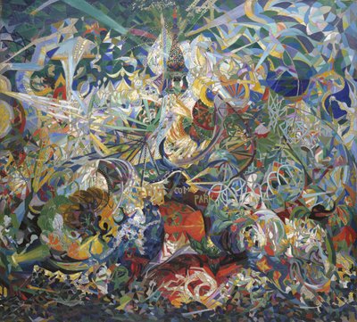 Batalla de las Luces, Coney Island, Mardi Gras de Joseph Stella