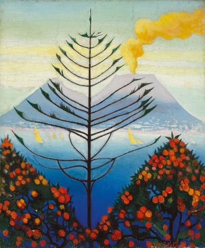 Capri (óleo sobre lienzo) de Joseph Stella