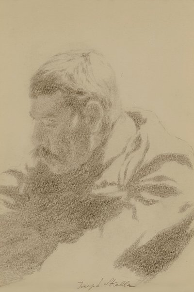 Hombre descansando de Joseph Stella