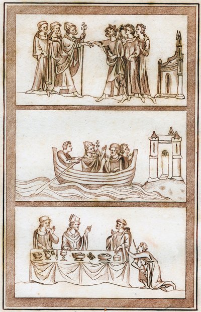 La vida de Tomás Becket, 1801 de Joseph Strutt