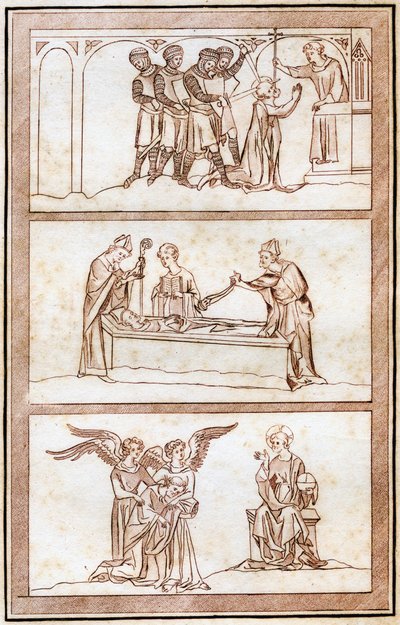 La vida de Thomas Becket, 1801 de Joseph Strutt