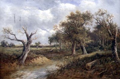 Paisaje con árbol moribundo de Joseph Thors
