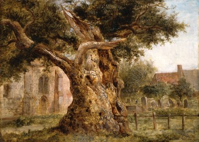 El viejo roble, 1870 de Joseph Thors