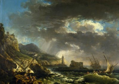 El naufragio de Claude Joseph Vernet