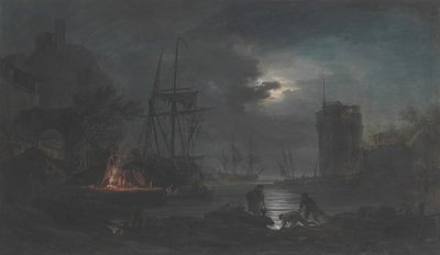 Luz de Luna, n.d. de Joseph Vernet.