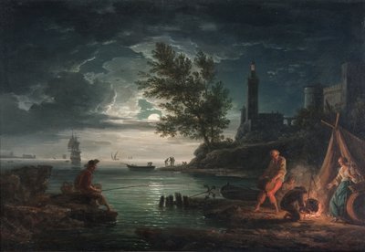 Los cuatro momentos del día: Noche de Joseph Vernet