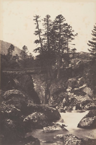 Cauterets, Puente de España, 1853 de Joseph Vigier
