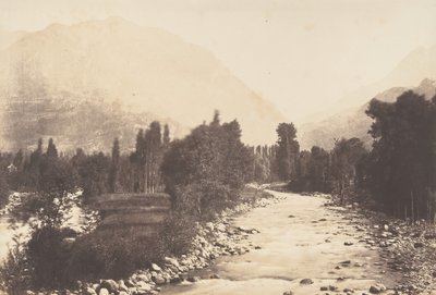 Vallée de Lur tomada del camino de Sasie a St-Sauveur de Joseph Vigier