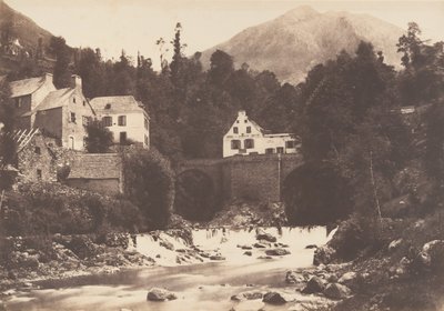 Village de Gèdres, Ruta de Gavarnie, 1853 de Joseph Vigier