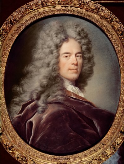 Retrato de un hombre, se cree que es La Bruyere, c.1685-90 de Joseph Vivien