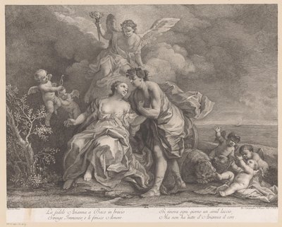 Baco y Ariadna en la isla de Naxos de Joseph Wagner (possibly)
