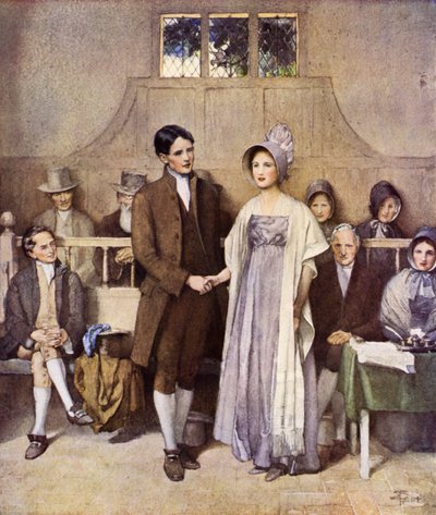 Una Boda Cuáquera, Amor y Lealtad de Joseph Walter West