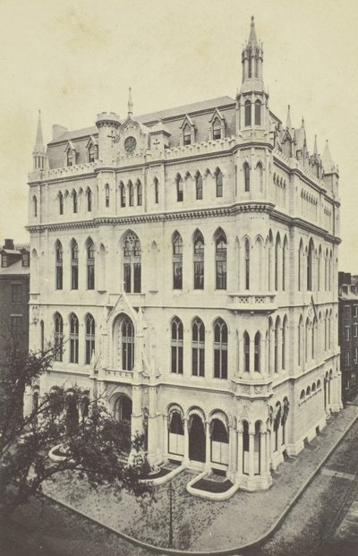 Nuevo Templo Masónico, Boston, 1860s de Joseph Ward