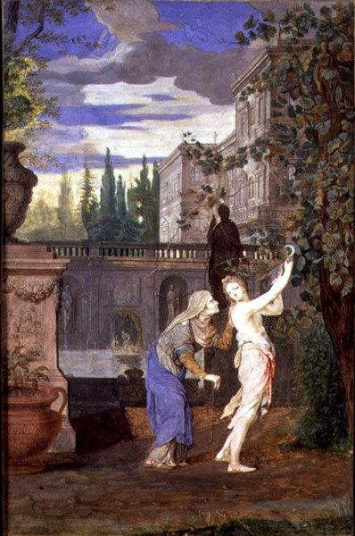 Vertumno y Pomona de Joseph Werner