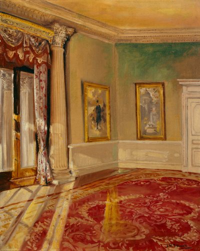 Salón suroeste, Chiswick House (óleo sobre lienzo) de Joseph Williams Topham Vinall