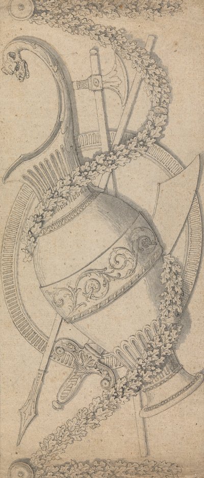 Diseño para un friso de Joseph Wilton