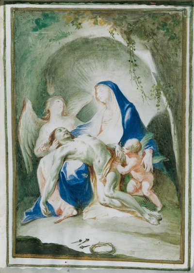 María con el cuerpo de Cristo de Joseph Winterhalder d. J.