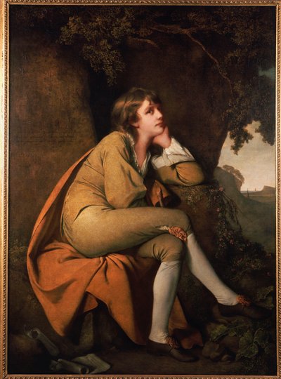 Edwin, de "Minstrel" por Dr. Beattie de Joseph Wright of Derby