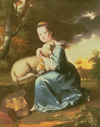 Señorita Frances Warren, principios de 1760 de Joseph Wright of Derby