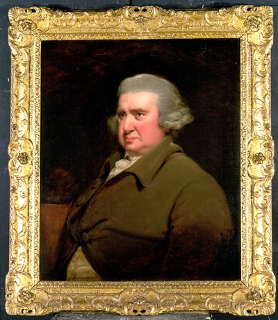 Retrato del Dr. Erasmus Darwin, (1731-1802) de Joseph Wright of Derby
