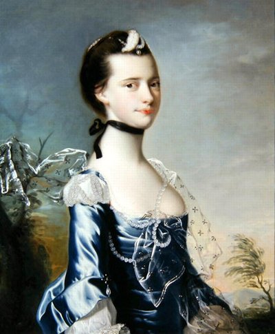Retrato de Elizabeth Copestake (m.1790) de Joseph Wright of Derby