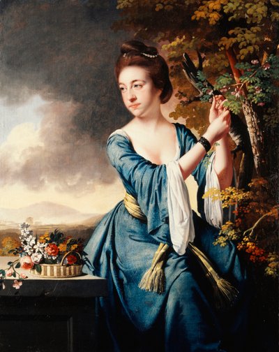 Retrato de Elizabeth, Sra. John Bostock, c.1769 de Joseph Wright of Derby