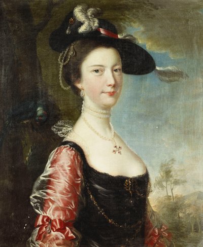 Retrato de su esposa, Anne de Joseph Wright of Derby