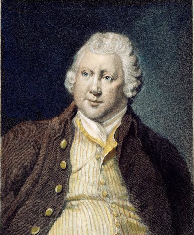 Retrato de Sir Richard Arkwright 1732-1792, c. 1790 de Joseph Wright of Derby