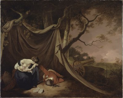 El soldado muerto, c.1789 de Joseph Wright of Derby
