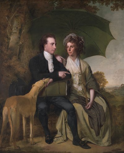 El Reverendo y la Sra. Thomas Gisborne, de Yoxall Lodge, Staffordshire de Joseph Wright of Derby