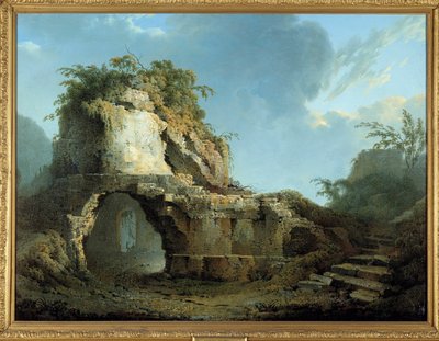 La tumba del poeta romano Virgilio (70-19 a.C.) de Joseph Wright of Derby