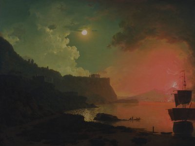 El Vesubio desde Posillipo de Joseph Wright of Derby