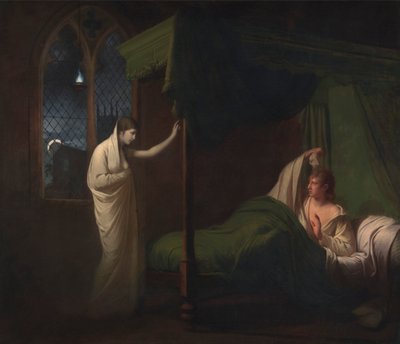 William y Margaret de "Reliques of Ancient English Poetry" de Percy de Joseph Wright of Derby