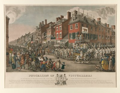 Procesión de avitualleros de Filadelfia de Joseph Yeager