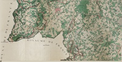 Mapa de Poperinghe - Poperinge de Joseph de Ferraris