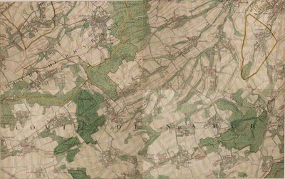 Mapa de St. Denis - Saint-Denis de Joseph de Ferraris