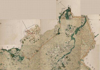 Mapa de Welde - Weelde, Bélgica por Joseph de Ferraris (1726 - 1814) de Joseph de Ferraris
