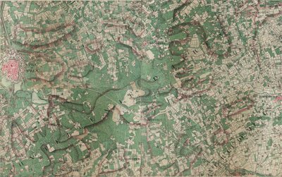Mapa de Ypre ou Ipres - Ieper de Joseph de Ferraris