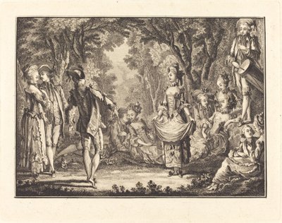 Baile campestre de Joseph de Longueil after Charles Eisen