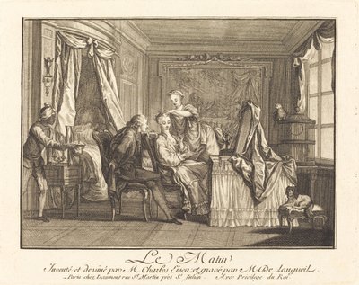 La mañana de Joseph de Longueil after Charles Eisen