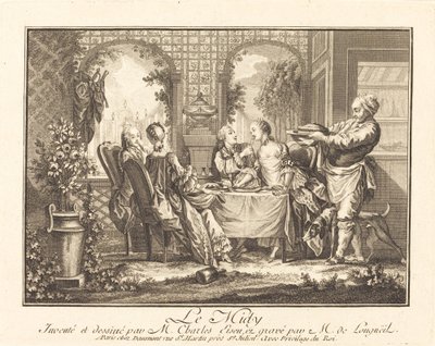 El mediodía de Joseph de Longueil after Charles Eisen