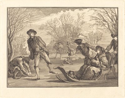 El invierno de Joseph de Longueil after Charles Eisen