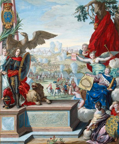 Captura de la fortaleza de Douai por las tropas aliadas en 1710, principios del siglo XVIII de Joseph de Montalegre