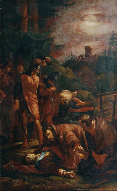La muerte del conde palatino Otto de Baviera de Joseph von Fuhrich