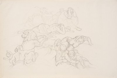 Escena del Diluvio de Joseph von Fuhrich