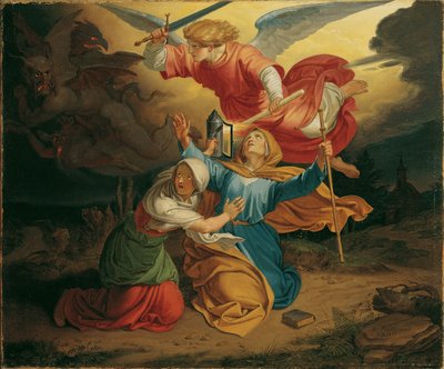 Tentación de Santa Gudula de Joseph von Fuhrich