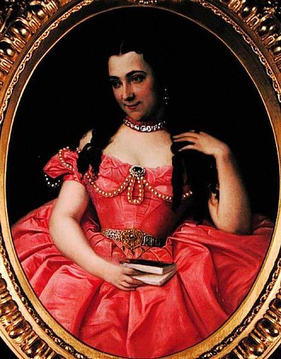 Autorretrato, c.1855 de Josephine Bowes