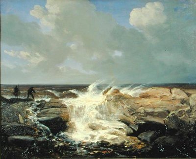 Squally Weather near Boulogne (óleo sobre lienzo) de Josephine Bowes
