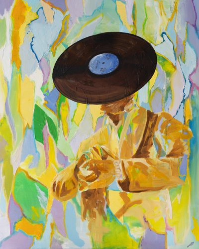 Jazzy, 2023 (acrílico sobre lienzo) de Josephine Henning