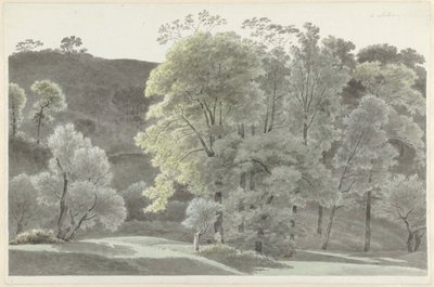Árboles cerca de Subiaco de Josephus Augustus Knip